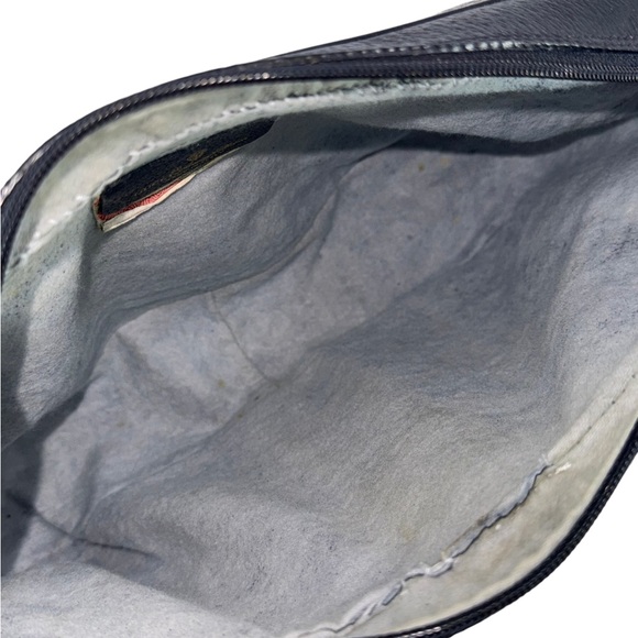 GUCCI School Bag Navy Blue Canvas Leather Ophidia Flap Accessory Collection - Picture 11 of 17